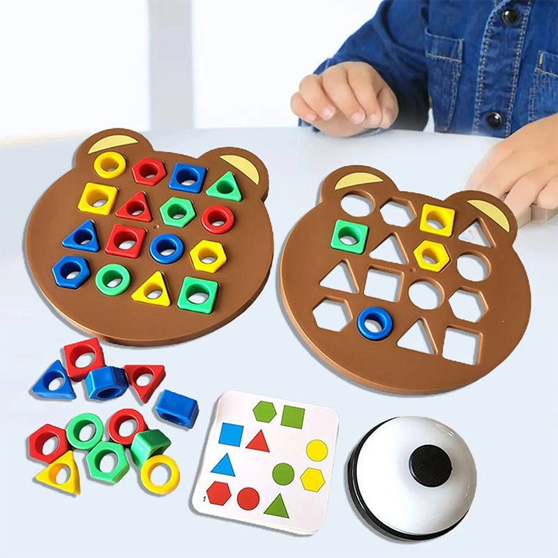 ShapeBattle educatief spel voor kinderen om vormen, kleuren en logica te leren.
