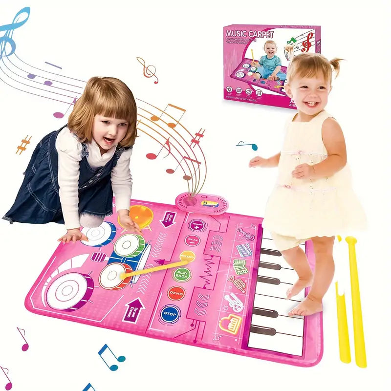 Melody - Muzikale Speelmat Voor Kinderen, ideaal voor het stimuleren van muzikale vaardigheden.
