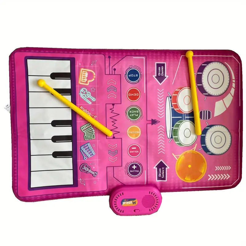 Laat kinderen plezier beleven en leren met de Melody - Muzikale Speelmat Voor Kinderen.