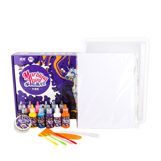 Kunstenaars schilderen AquaArt - Marmerverf creatieve set, een ideale keuze voor kunstliefhebbers.