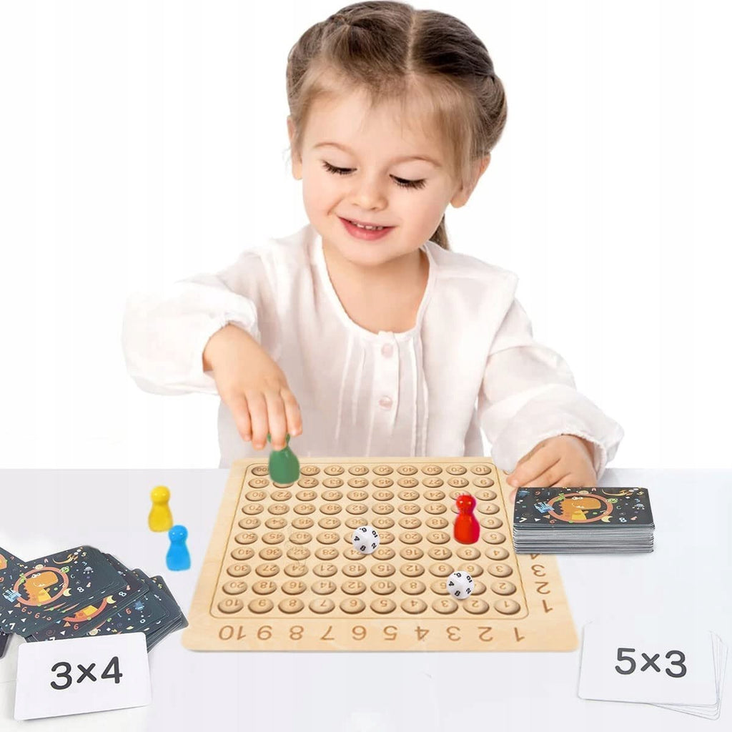 Interactief hulpmiddel om kinderen te motiveren tafels te leren.
