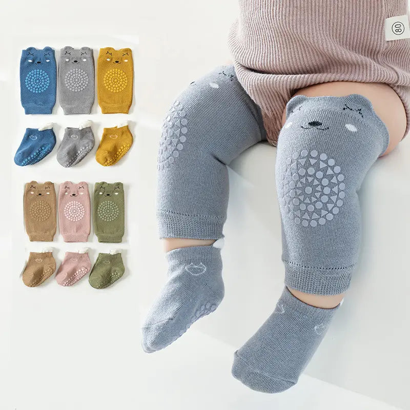Bescherm en ondersteun de knieën van je baby met deze comfortabele kniebeschermers.