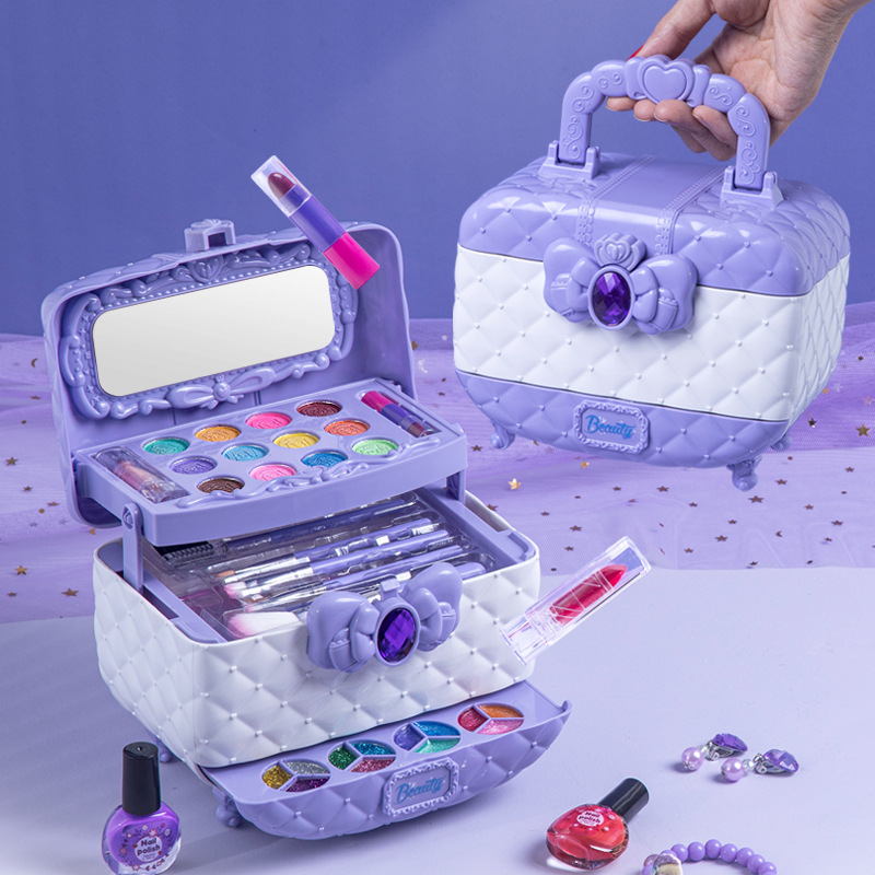 Speelgoed make-up set voor kinderen - Princess Glamour, ideaal voor fantasierijk spel en creativiteit.