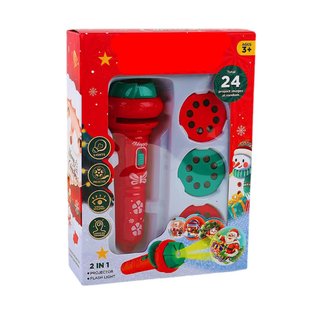 Kerst plezier lamp - SantaScope feestelijke projectorlamp, ontworpen om de feeststemming te verhogen.