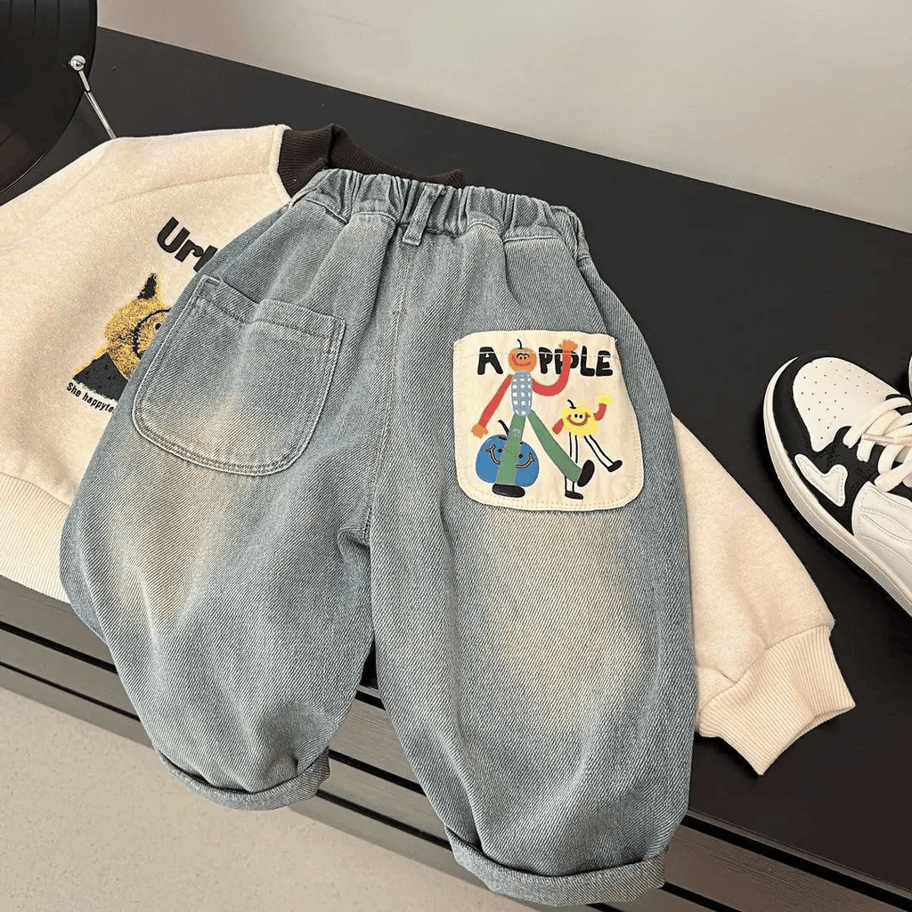 Rechte pijpen zorgen voor een moderne look.