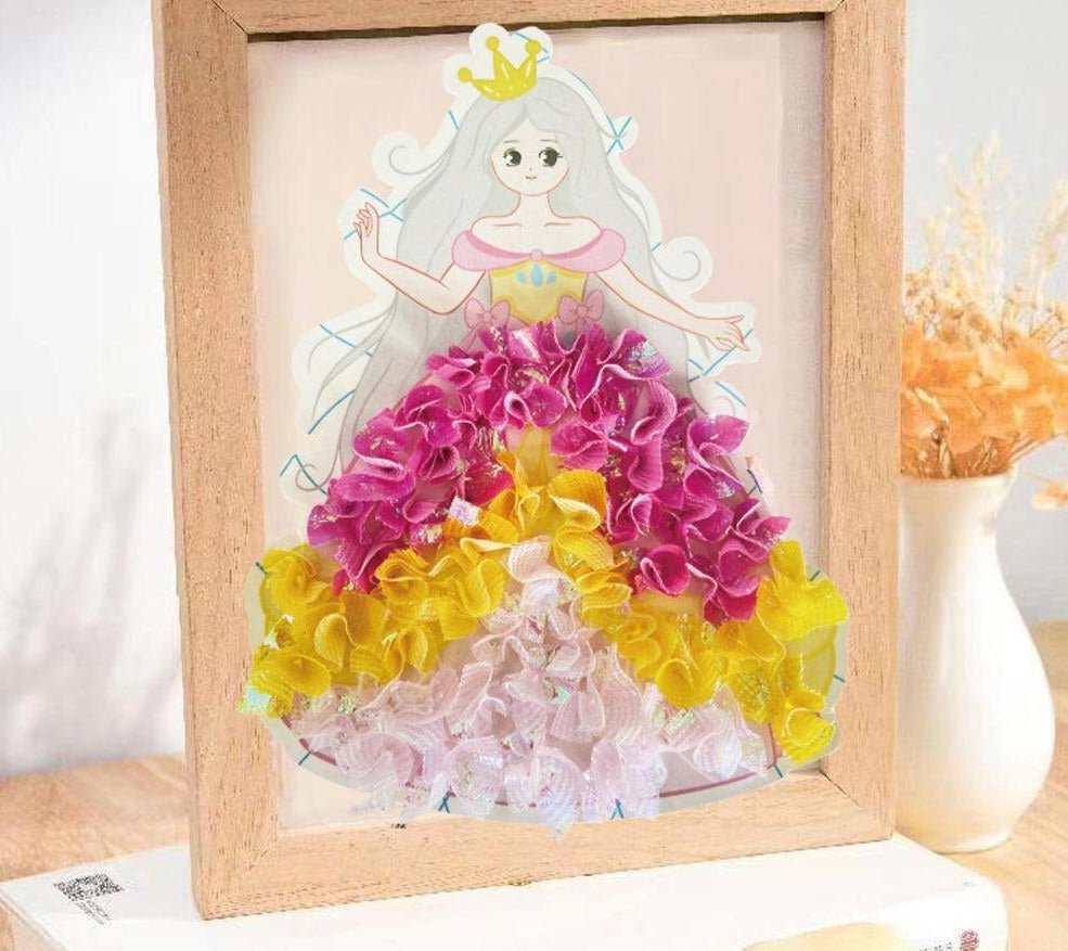 PaintMagic set waarmee kinderen hun eigen prinses kunnen creëren en schilderen voor urenlang magisch plezier.
