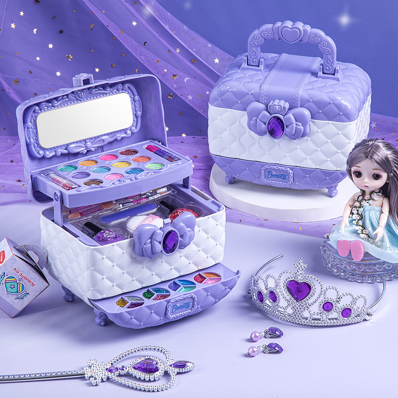 Voor make-up set speelgoed - Princess Glamour kinderen, perfect voor kleine beautyfans.