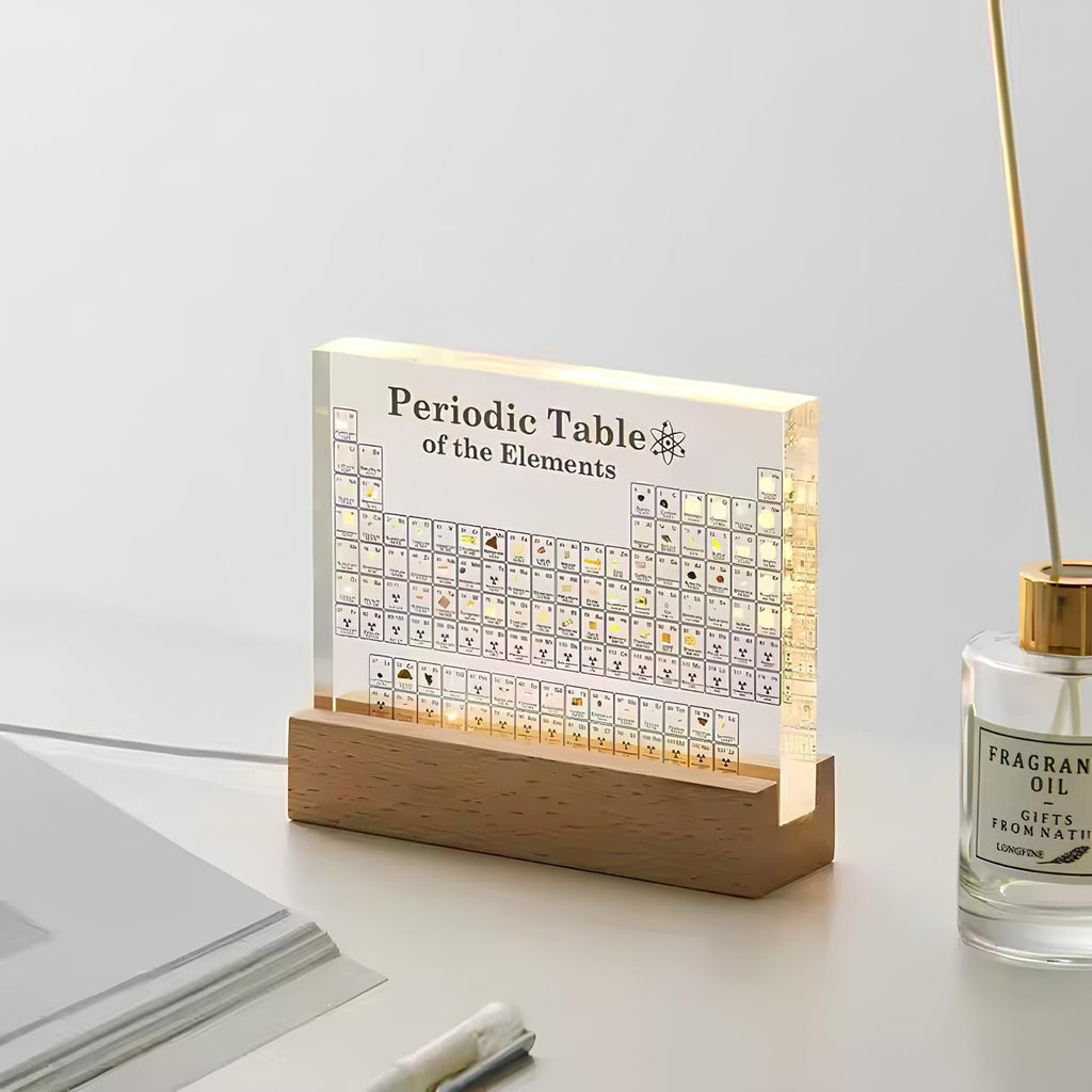 PeriodicGlow systeem display - Verlichte periodiek, perfect voor wetenschapsliefhebbers en studenten.