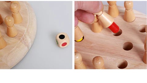 MemoryMaster - Houten Geheugenspel Voor Kinderen En Families, ideaal voor gezamenlijke spelmomenten en educatie.
