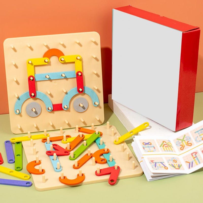 Educatief constructiespeelgoed voor jonge bouwers.
