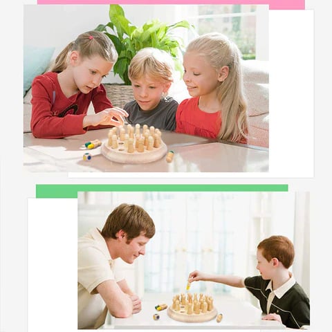 MemoryMaster - Houten Geheugenspel Voor Kinderen En Families, een leuk en leerzaam spel voor het hele gezin.
