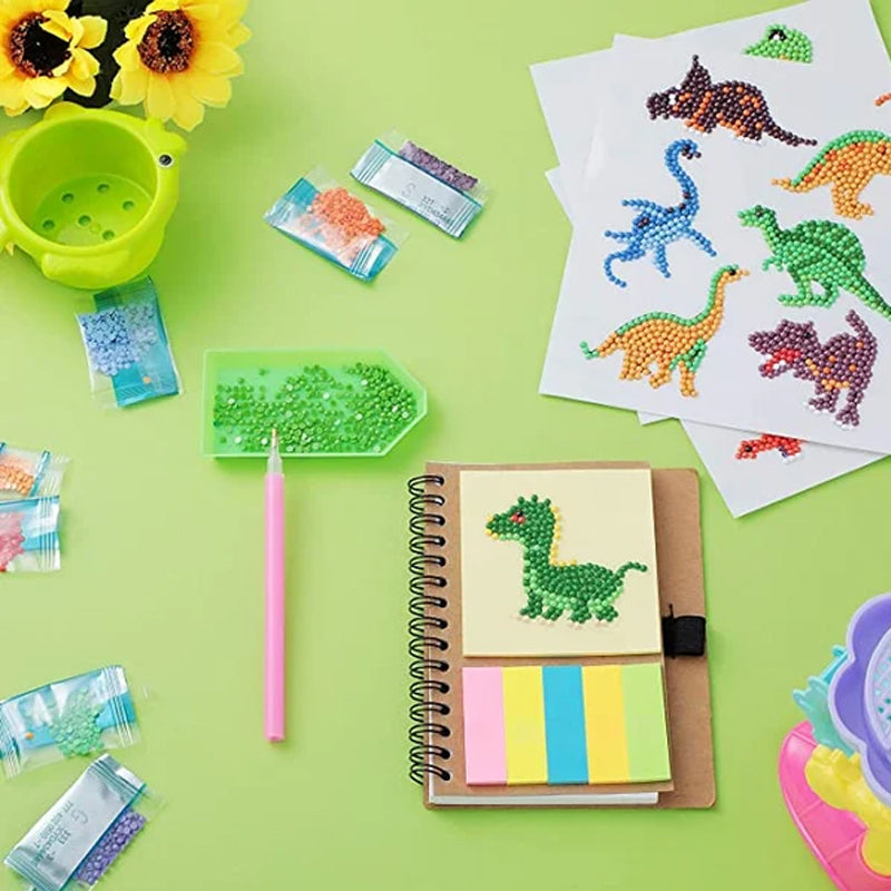 Foto van "DinoCraft - Diamant Schilderen Doe-Het-Zelf Set Voor Kinderen", perfect voor creatief plezier en decoratie.