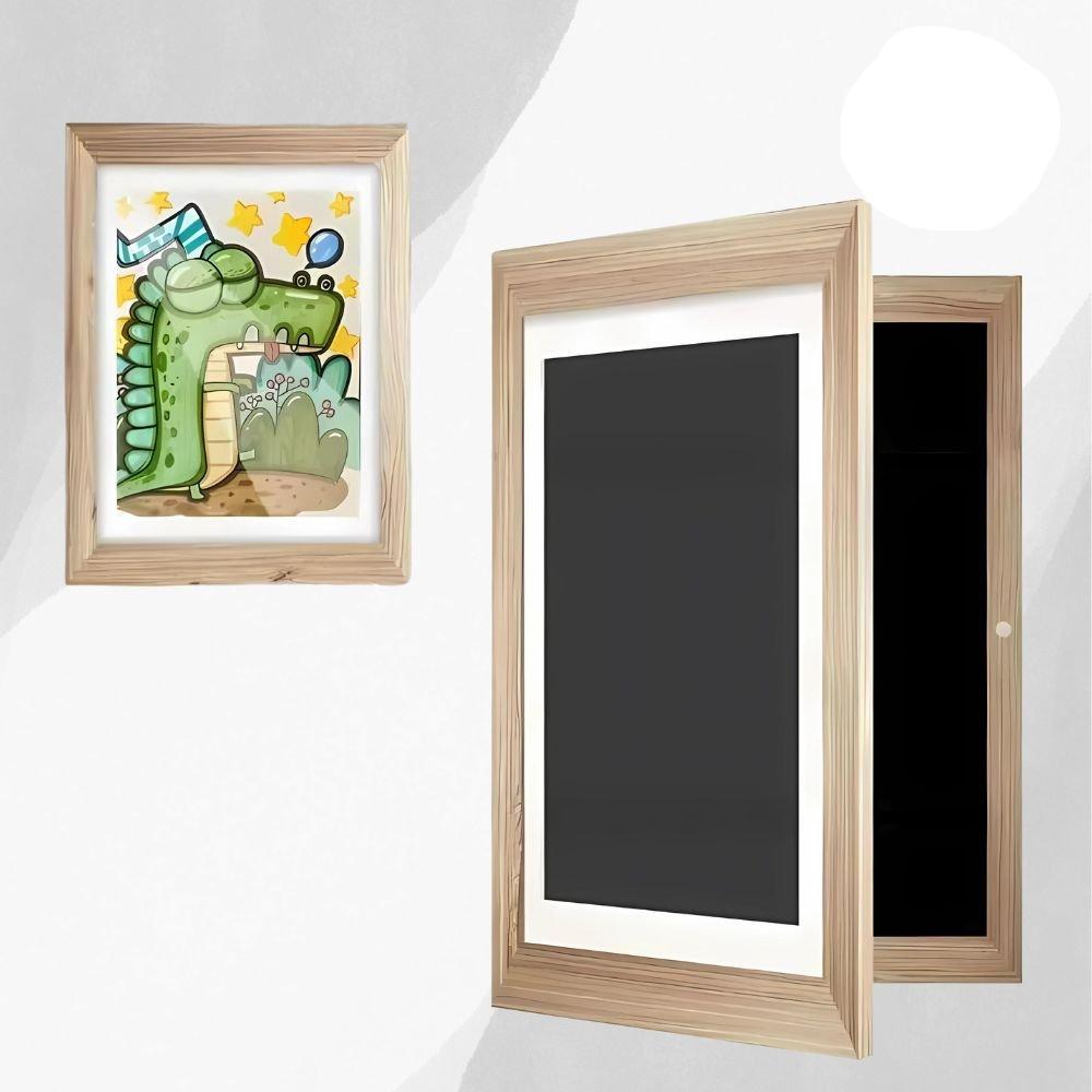 Moderne fotolijst die zowel veiligheid als esthetiek combineert.
