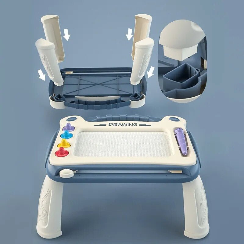 DrawMaster magisch tekenbord dat kinderen helpt om hun creatieve talenten te ontdekken.
