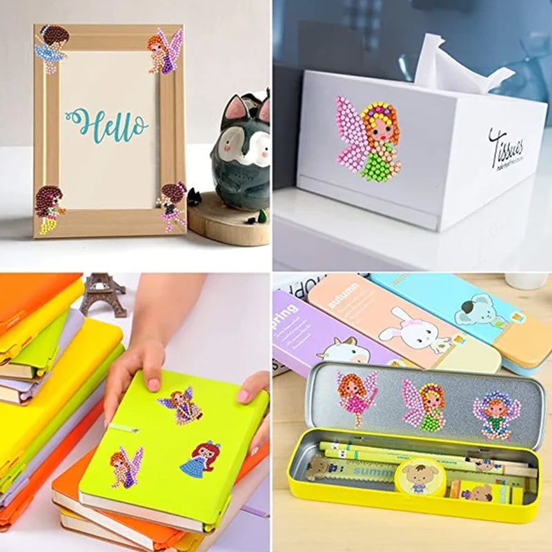 Afbeelding van "DinoCraft - Diamant Schilderen Doe-Het-Zelf Set Voor Kinderen", een spannende DIY-set voor kinderen om mee te werken.