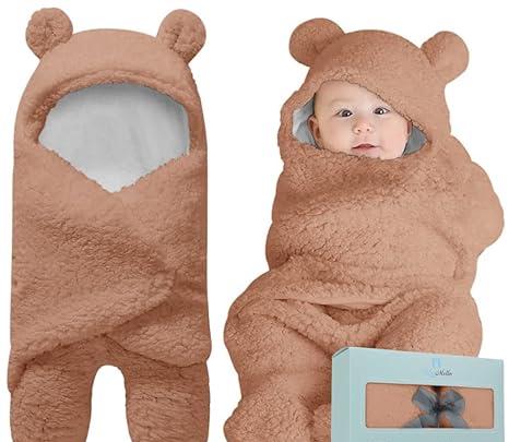 SnuggleBear - Luxe Babydeken En Wikkeldoek, perfect voor ultiem comfort en warmte.