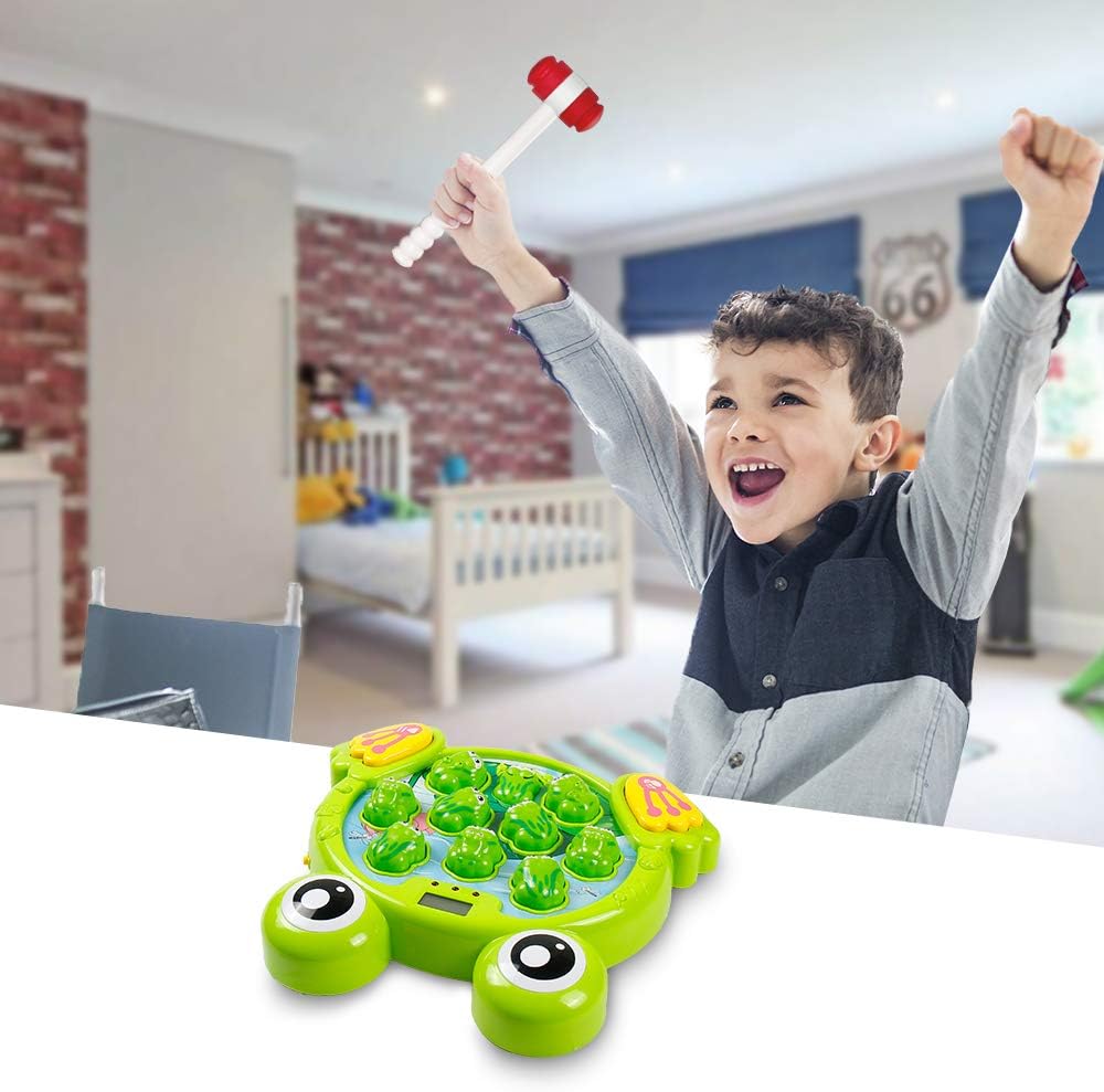 Laat kinderen hun reactiesnelheid testen met de FroggyHit - Interactief Sla De Kikker Spel Voor Kinderen.