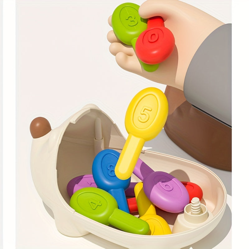 Sorteringsspel dat kinderen stimuleert om logisch na te denken en te leren.