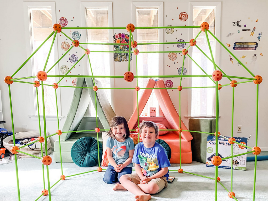 Voor lichtgevende speelforten bouwset - GlowFort, perfect om kinderen te inspireren.