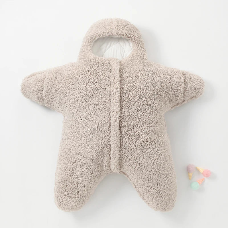 StarGlow premium wikkeldeken voor baby's, ideaal om pasgeborenen comfortabel en warm te houden.

