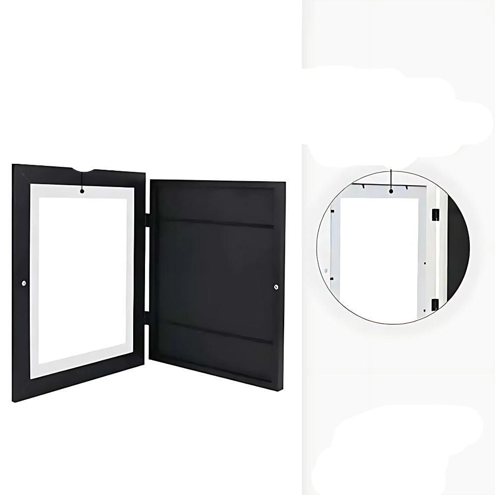 Fotolijst met veiligheidsglas en eenvoudig te gebruiken design.
