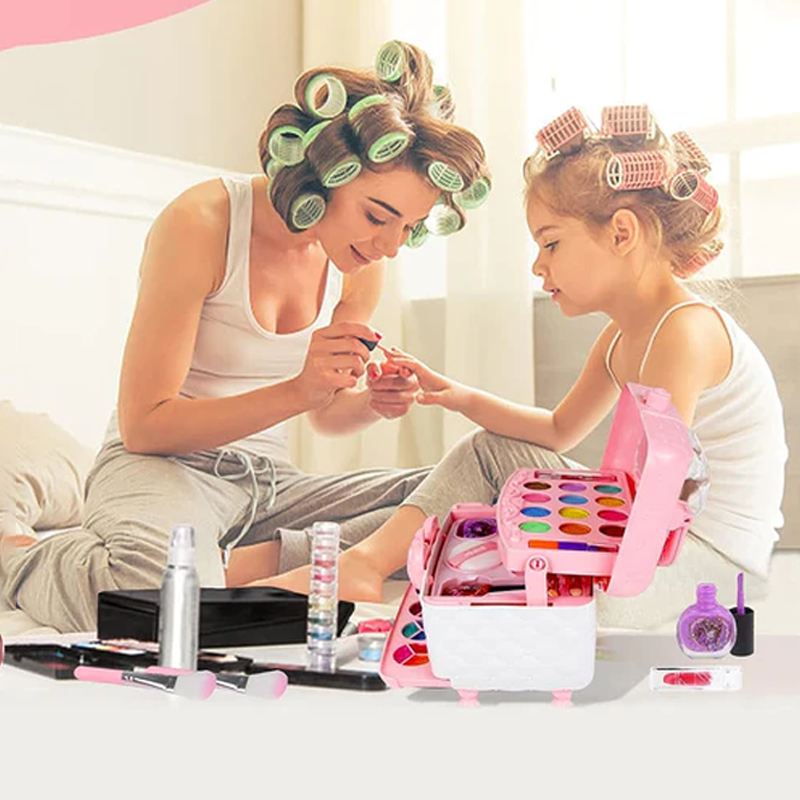 Voor kinderen speelgoed make-up - Princess Glamour set, een leuke manier om stijl te ontdekken.
