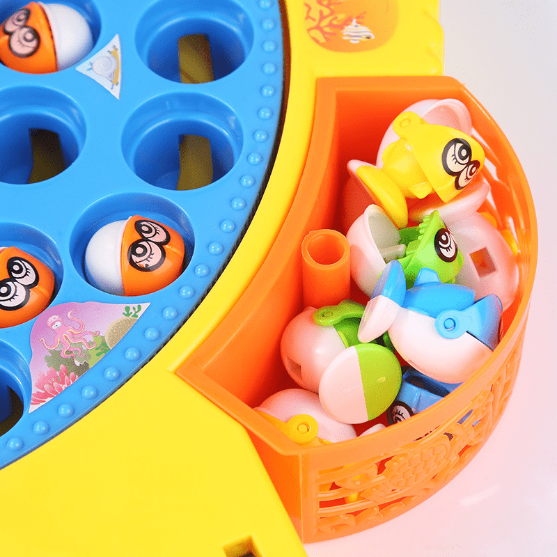 Vrolijk visspel voor kinderen om competitief en interactief te spelen.