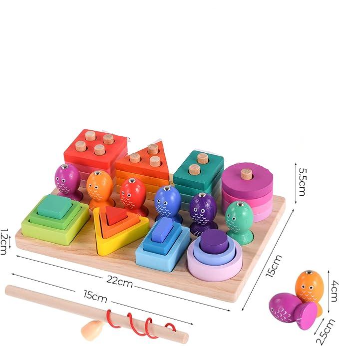 Een uitdagend en leuk Visspel perfect voor het ontwikkelen van vaardigheden bij kinderen.