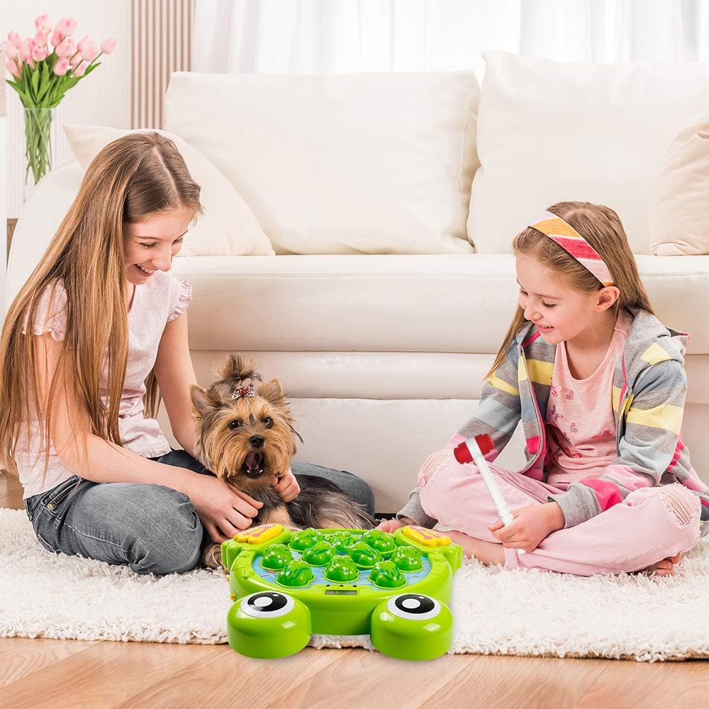 FroggyHit - Interactief Sla De Kikker Spel Voor Kinderen, een geweldig spel voor kinderen die van actie houden.
