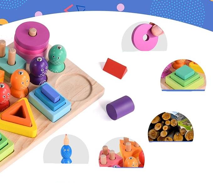 Combineer leren en plezier met het interactieve Visspel ideaal voor jonge ontdekkers.