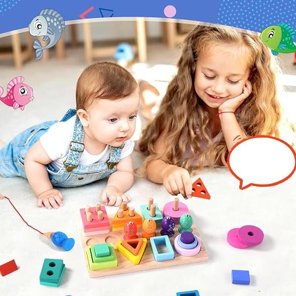 Ontdek educatief speelplezier met het Visspel ideaal voor kinderen.