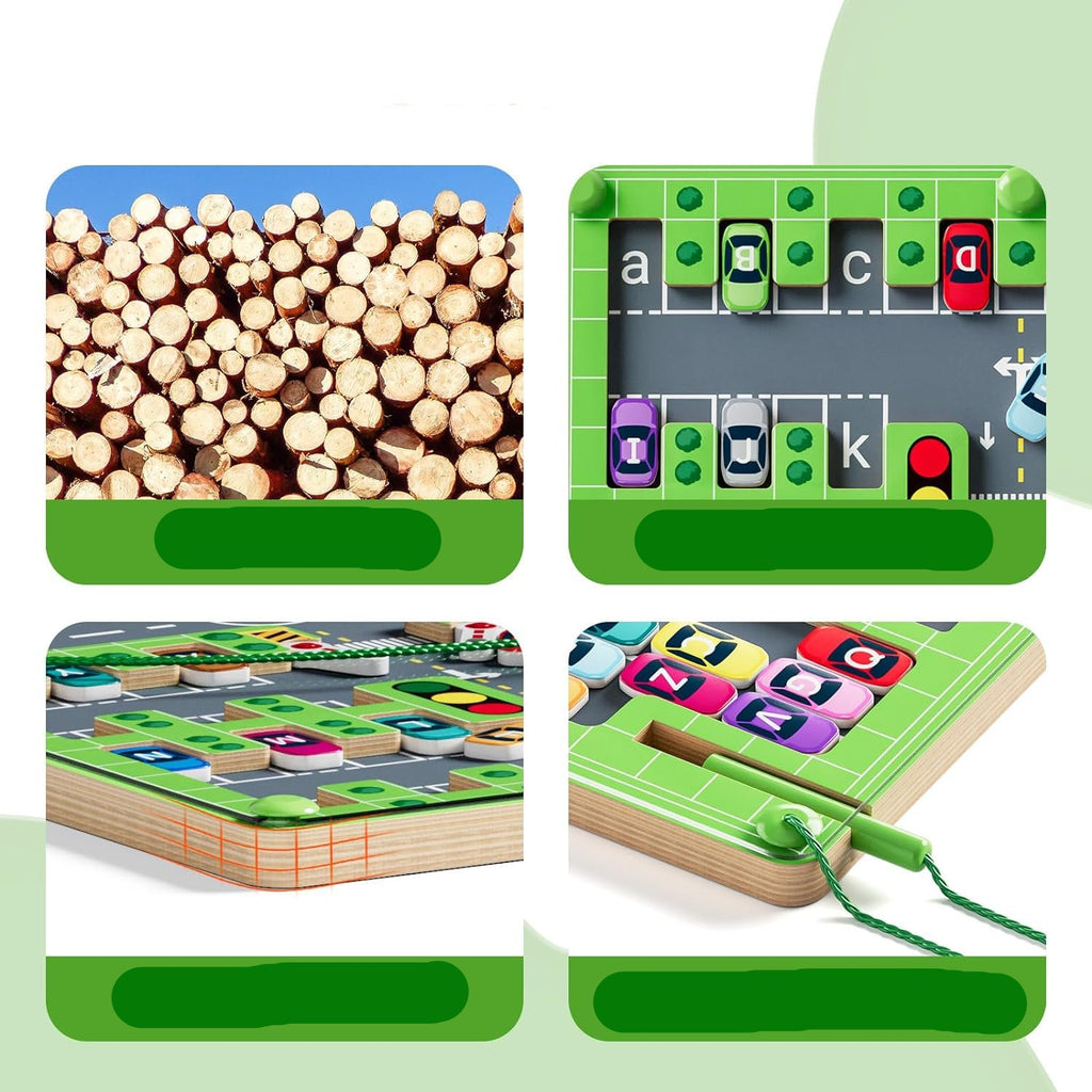 Zorg voor uitdagend en leerzaam speelplezier met de MagnetoMaze - Magnetisch Labyrint Speelbord Voor Kinderen.
