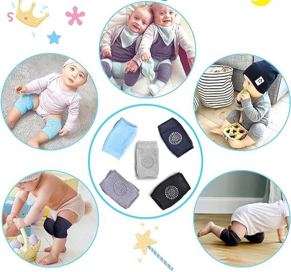 Bescherm de knietjes van je baby met de CrawlSafe - Kniebeschermers Voor Baby's.