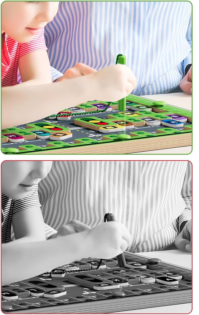 MagnetoMaze - Magnetisch Labyrint Speelbord Voor Kinderen, ideaal om motoriek en coördinatie te ontwikkelen.