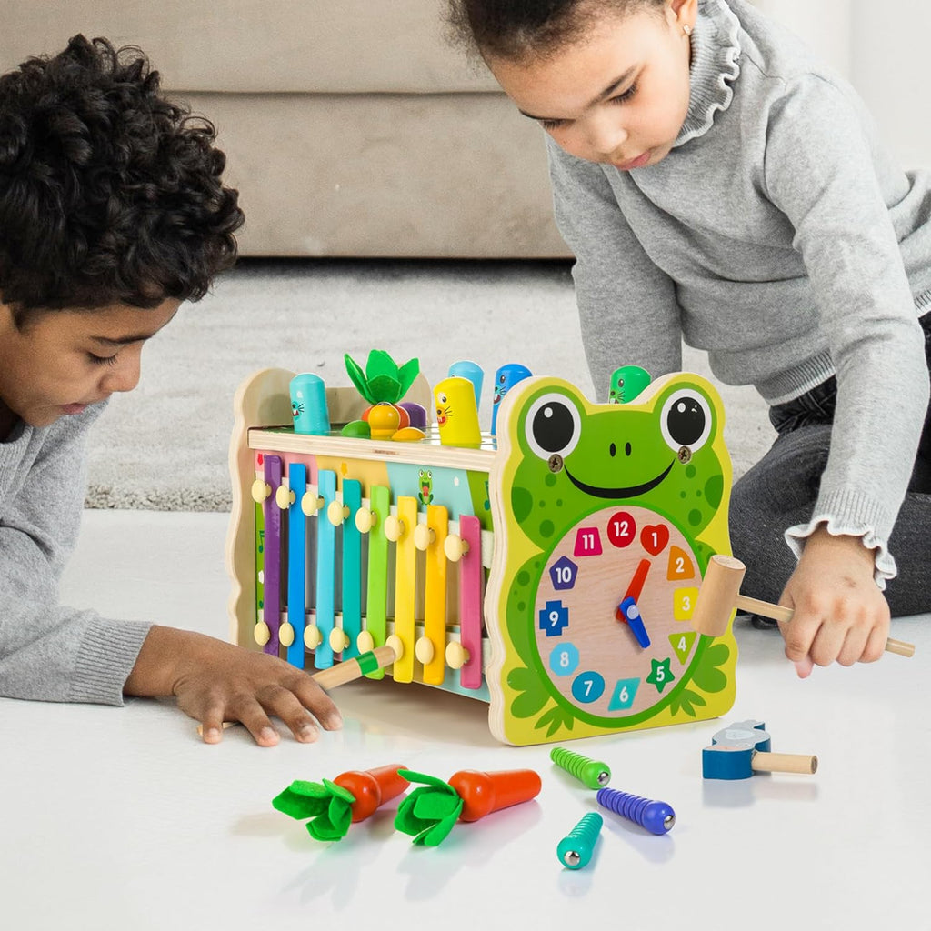 Zorg voor educatief speelplezier met de RainbowTunes - Kleurrijke Xylofoon Voor Kinderen.