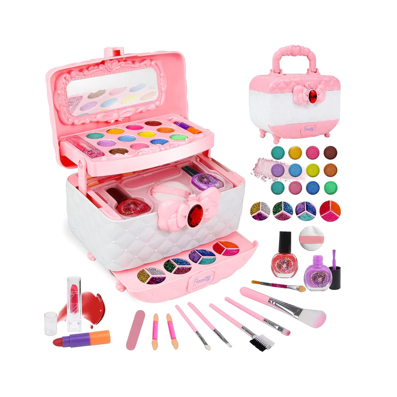 Voor kinderen set Princess Glamour - Make-up speelgoed, perfect voor modieuze rollenspellen.