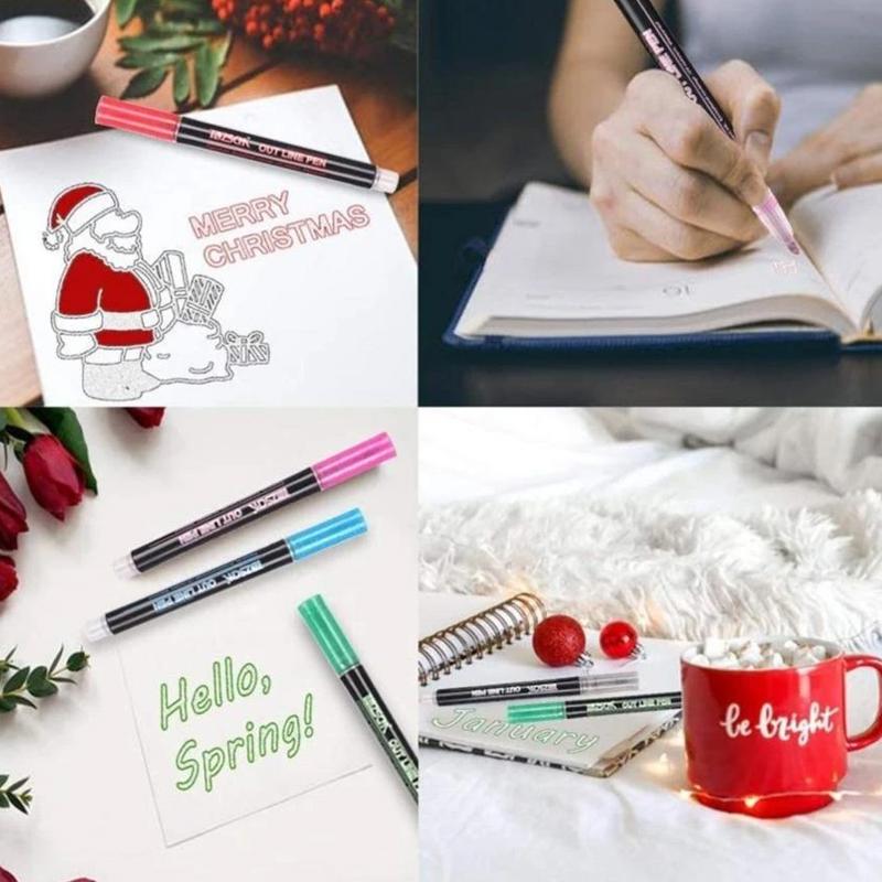 Handige glitterstiften set perfect voor kunst en hobby’s.