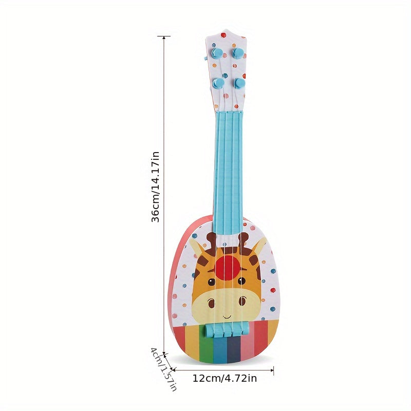 Educatieve kinder ukelele set ideaal voor het ontwikkelen van ritmegevoel en creativiteit.
