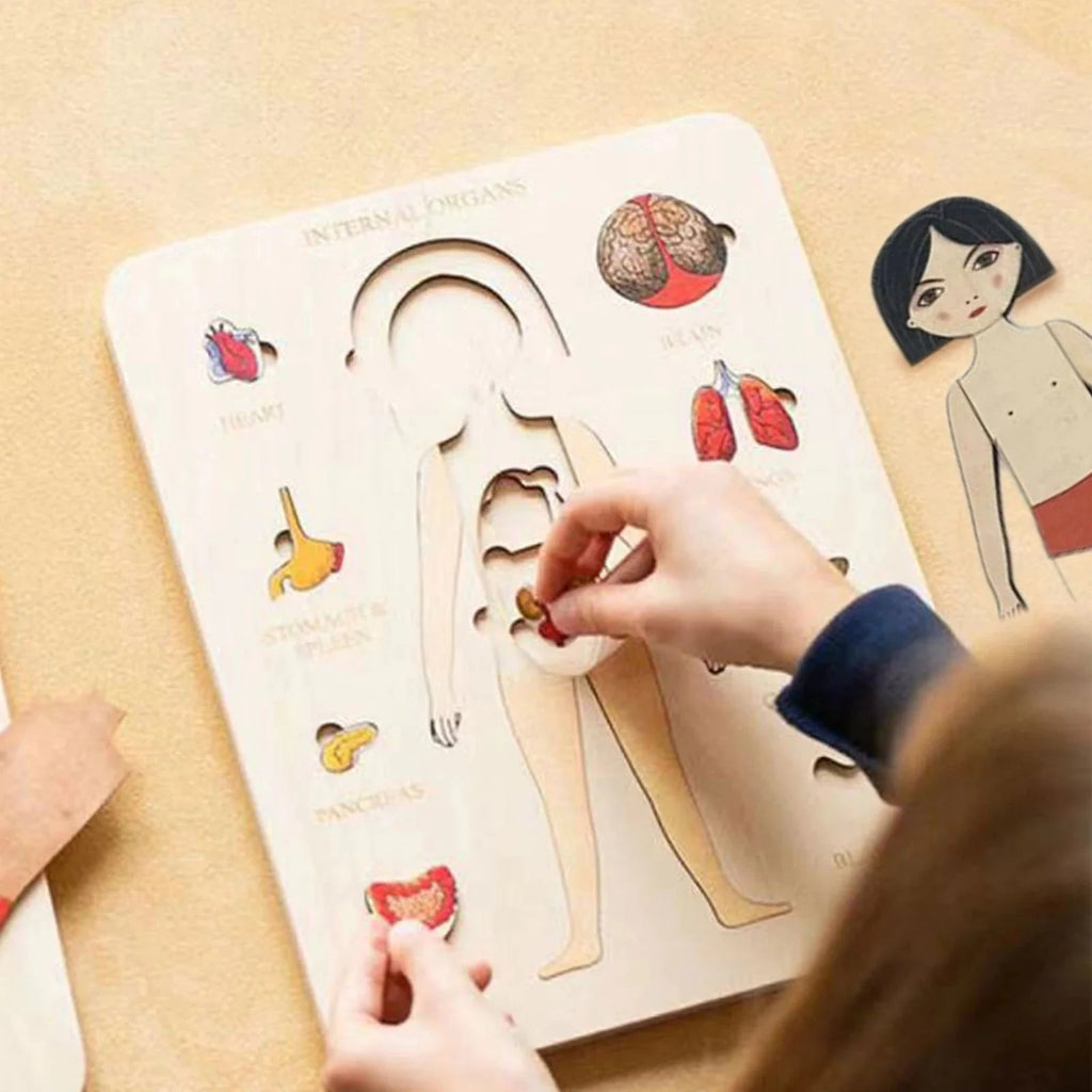 Anatomische Houten Puzzel | Educatief Houten Speelgoed voor Kinderen 2