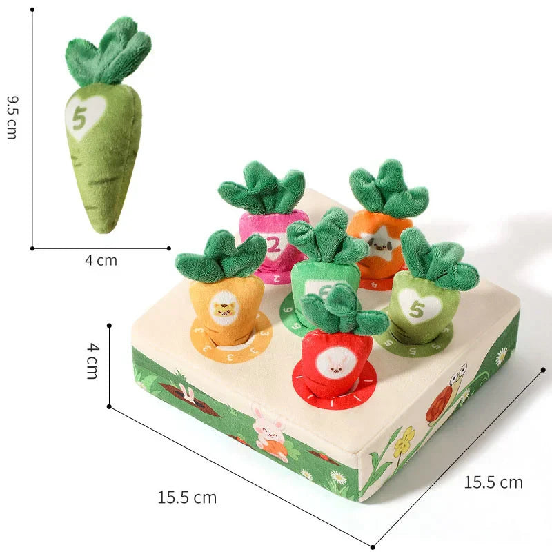 VeggieFun educatief sorteerspel, perfect voor kinderen om op een leuke en interactieve manier vormen en objecten te leren herkennen.






