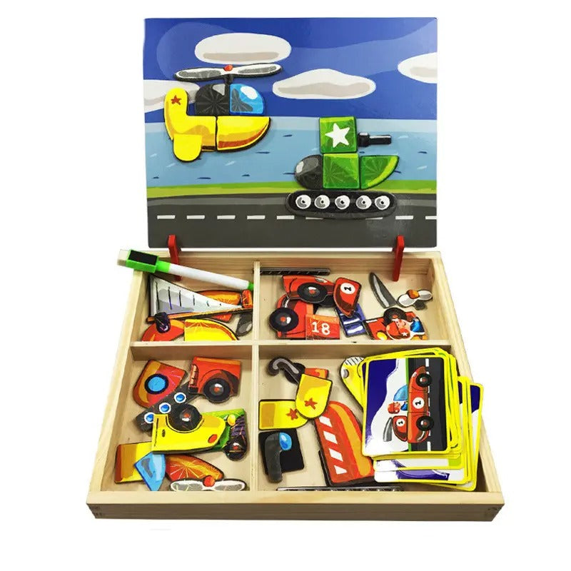 Creatieve Magnetron | Magnetische Puzzel voor Kinderen 4