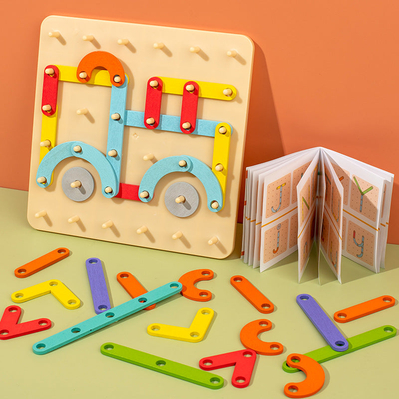 Creatieve Spijkerpuzzel | Houten Speelgoed Voor Kinderen Vanaf 3 Jaar 1