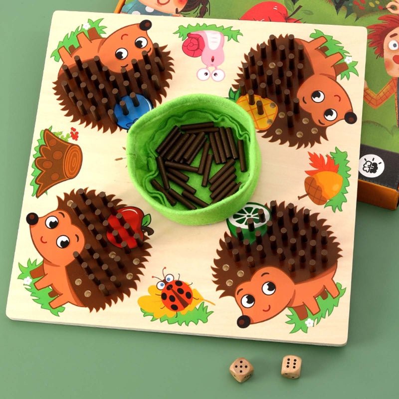 Educatief speelgoed het Egel Spelbord voor creatieve en interactieve spellen.