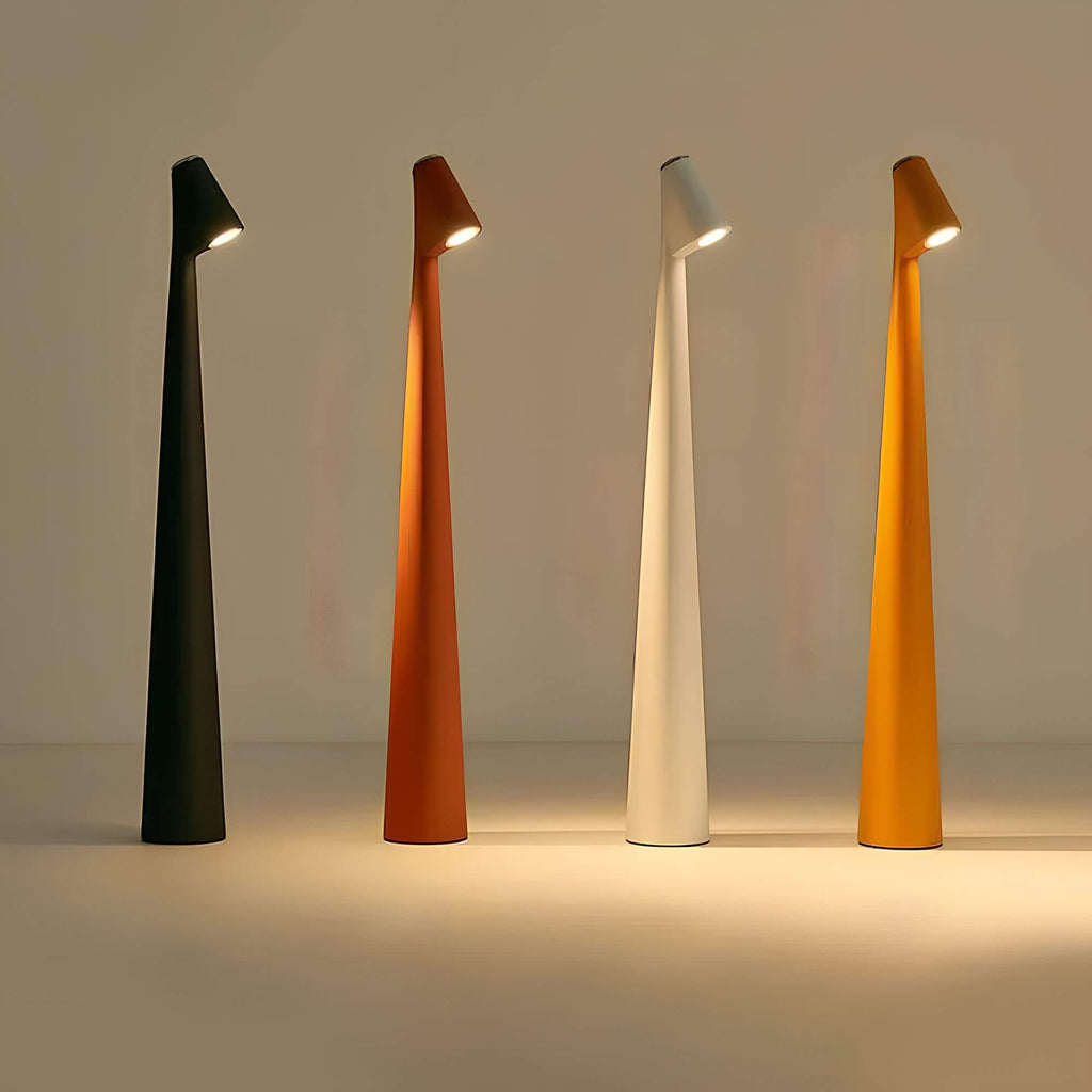 Dimbare Oplaadbare Tafel Lamp in Zwart voor Eettafel of Woonkamer 0