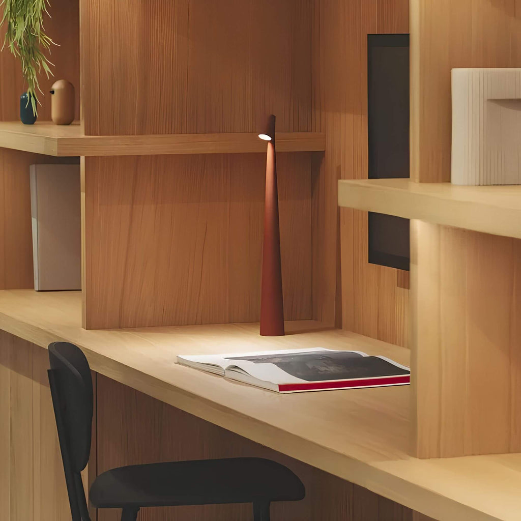 Dimbare Oplaadbare Tafel Lamp in Zwart voor Eettafel of Woonkamer 4
