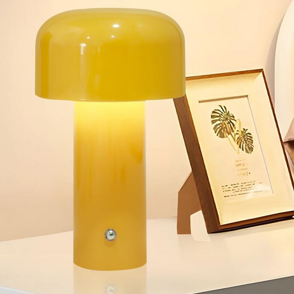 Dimbare Oplaadbare Tafellamp voor Binnen en Buiten - Zwart Aluminium Tafel Lamp 0