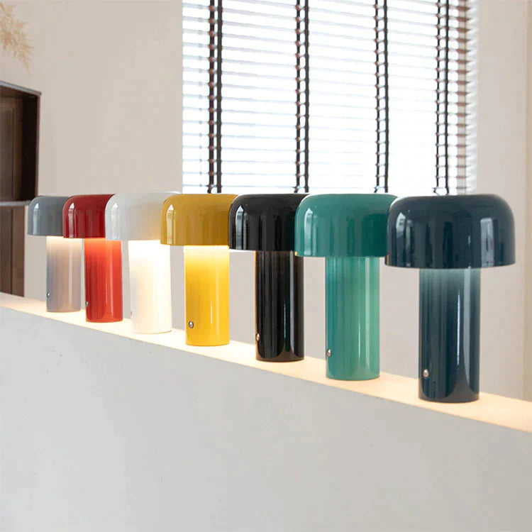 Dimbare Oplaadbare Tafellamp voor Binnen en Buiten - Zwart Aluminium Tafel Lamp 2