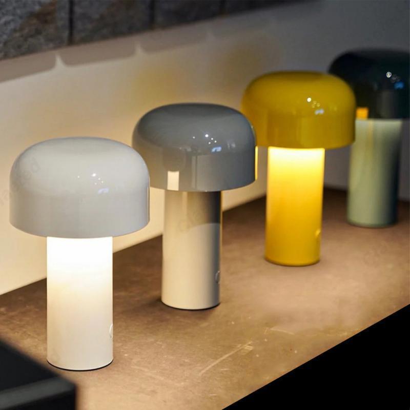 Dimbare Oplaadbare Tafellamp voor Binnen en Buiten - Zwart Aluminium Tafel Lamp 4