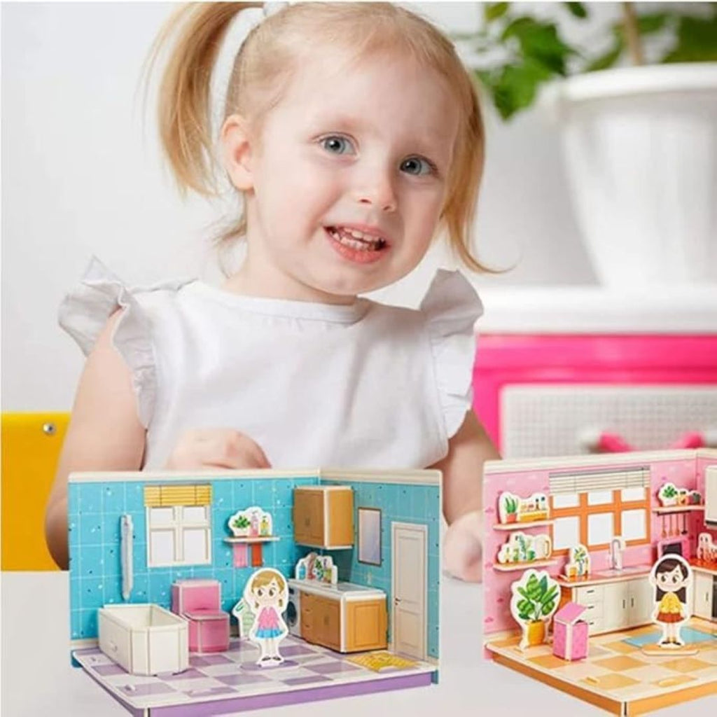 Droomhuis | Houten 3D Puzzel voor Kinderen 1