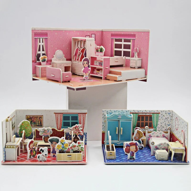 Droomhuis | Houten 3D Puzzel voor Kinderen 2